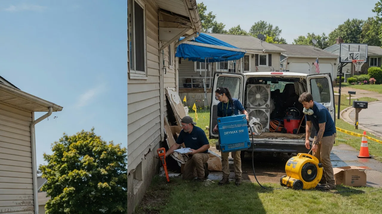 Ceiling Leak Cleanup in North Springfield, PA near me